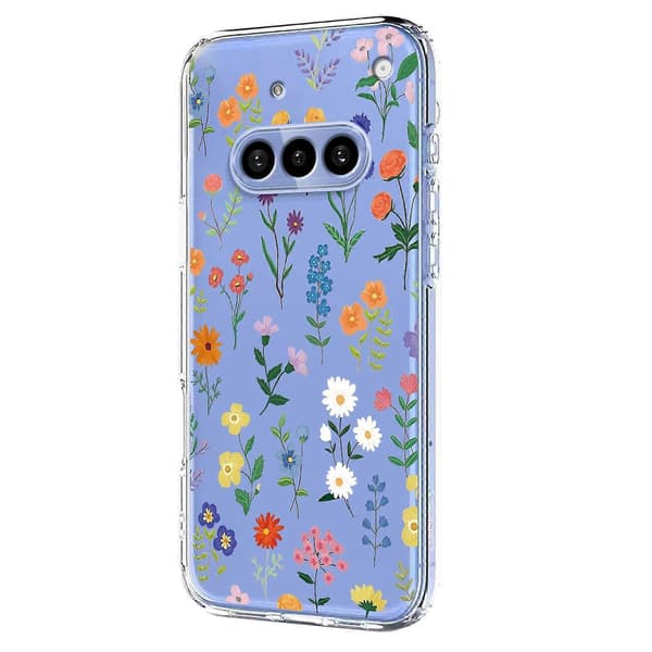 Blommönster Målat TPU-telefonfodral för Nothing Phone 3a