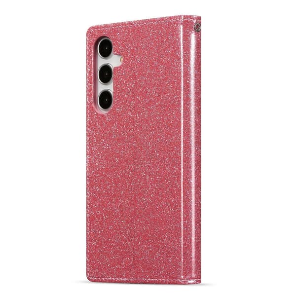 Glitterpulver Kjærlighetsskinntelefondeksel til Samsung Galaxy S24 FE 5G