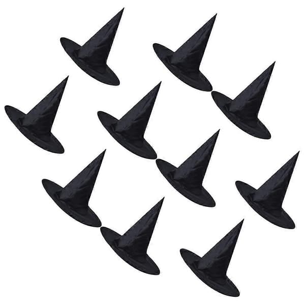Halloween Heksehat Kostume Tilbehør 10 Stk. Hatte A