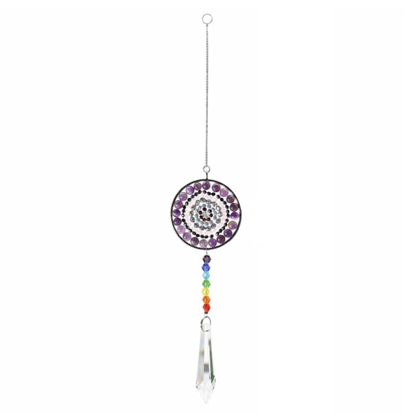 Mandala Ornament Krystal Daylighter Ornament med krystalkugle
