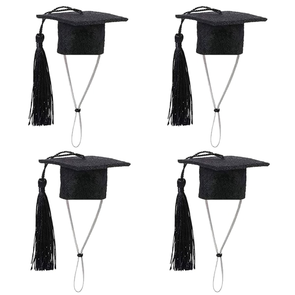 Mini Pet Graduation Caps Mini Bachelor Hat til marsvin