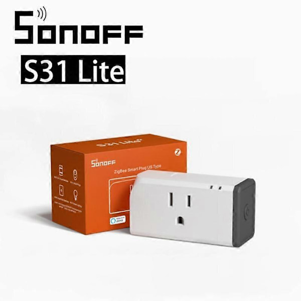 SONOFF S31 Lite US Smart Zigbee Socket Plug Ewelink APP Stemmefjernkontroll Smart