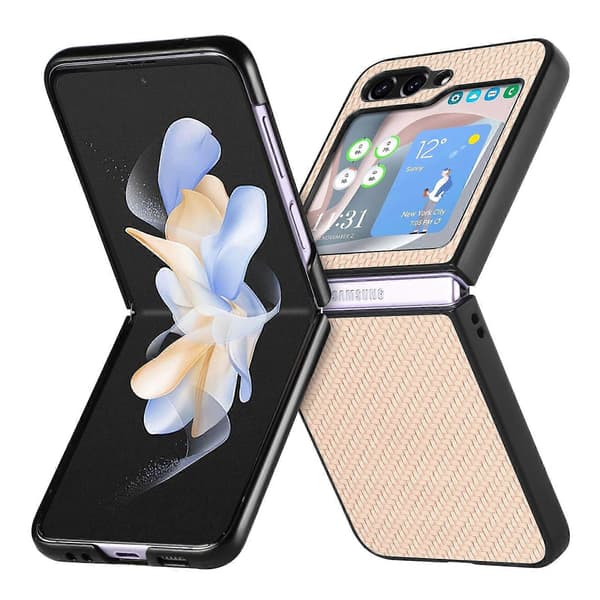 Carbon Fiber Fold Back Telefoncover til Samsung Galaxy Z Flip5