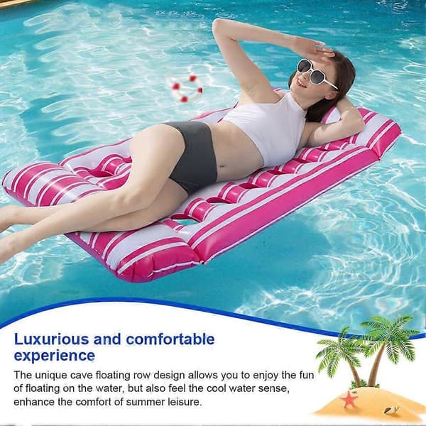 Uppblåsbara poolflottar för vuxna, non-stick PVC-material, flottar för poolsemester A
