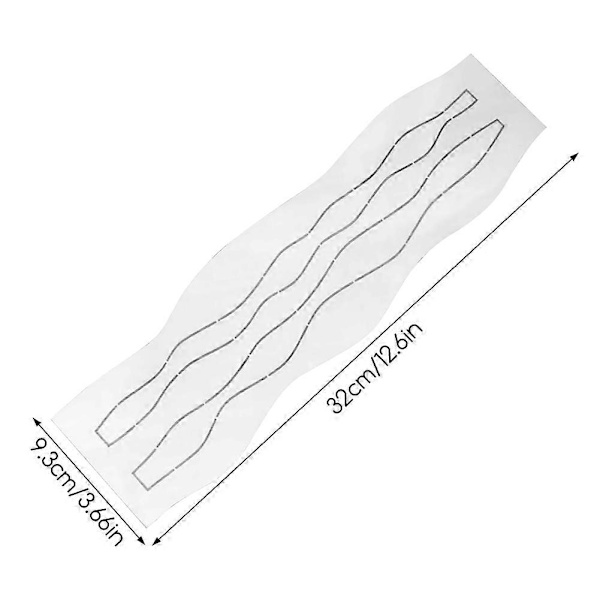 Patchworks Syning Stencil Plast Struktur Quilting Stencil til Husholdning A