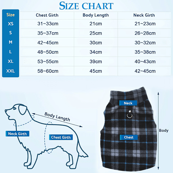 Hundegenser, Myk Vest Genser Vinter Kjæledyr Hundeklær for
