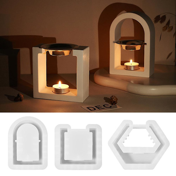 Aromaterapi Diffuser Silikoneharpiksform Multifunktionel Genanvendelig Harpiks Kunstform til DIY Boligindretning A