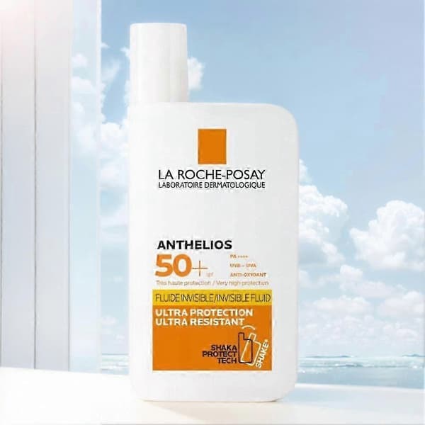 2025 Solkräm SPF50+, Ultra Skydd, Osynlig, Flytande, Sommarsolkräm A