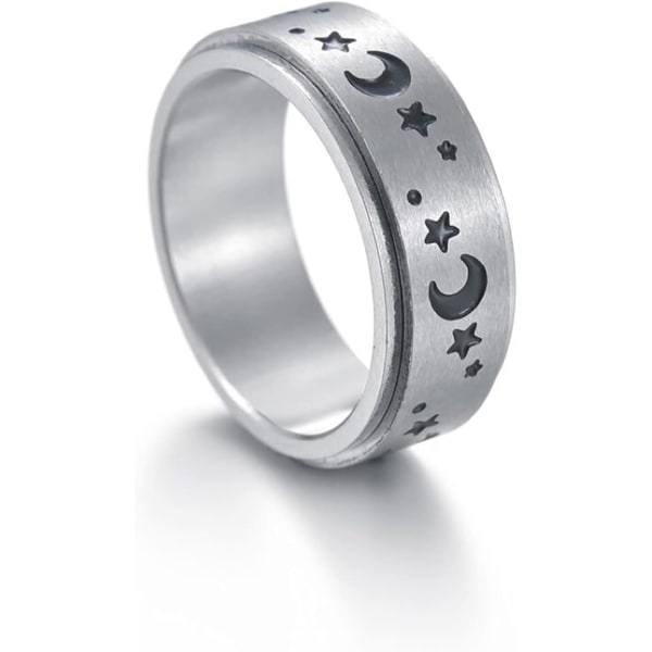 Spinner Ring Titanium Steel Ring Anxiety Ring Muoti