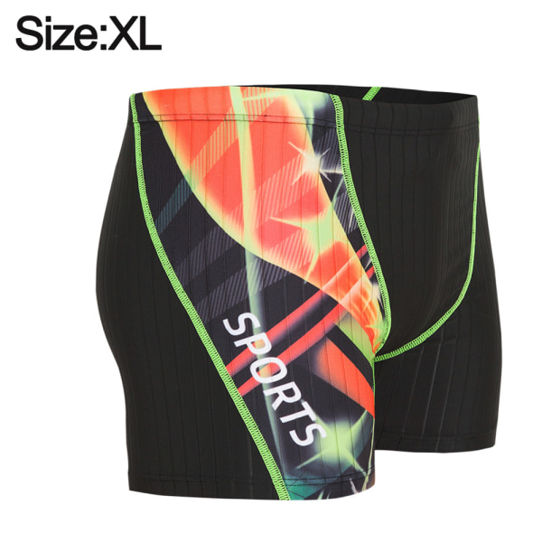 Fashion swimming trunks Men's quick-drying flat corner swimming