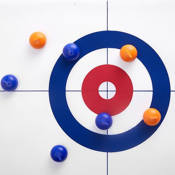 Børnebordplade Curling Spil Intelligens Oplysning Desktop Perlelegetøj til Indendørs A