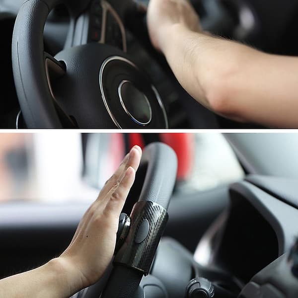 Rattspinnerknopp Power Handle Ball Booster Rattförstärkare Auto Spinner Knopp Ny A
