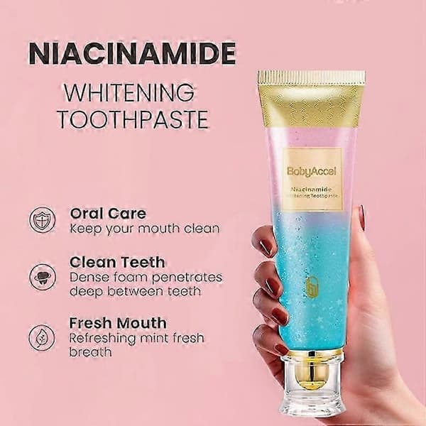 BodyAccel Niacinamide Whitening Toothpaste BodyAccel Toothpaste Niacinamide NY 1-3X A