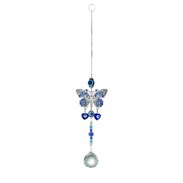 Riippuva Crystal Angel Suncatcher Evil Eye Suojaa ja hyvää