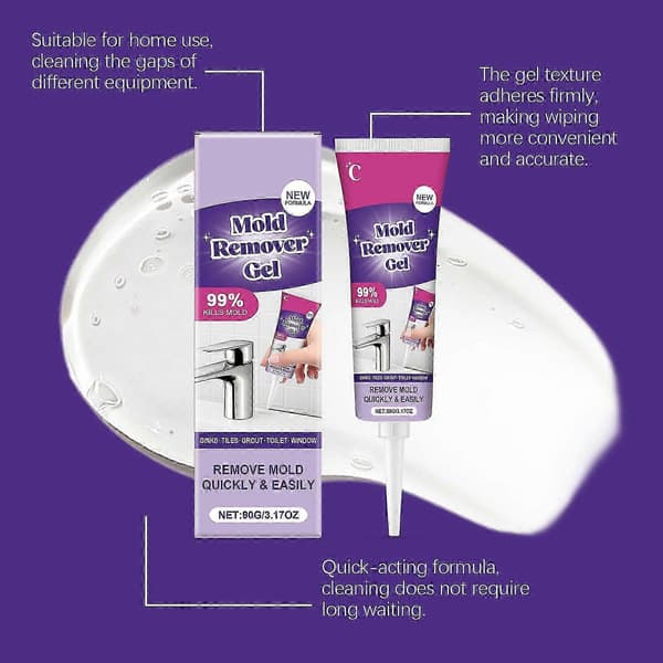 SQLX 3x Muggfjerner Gel, Ren Muggfjerner Gel, Kraftig Vexclean Rengjøringsgel Hk A