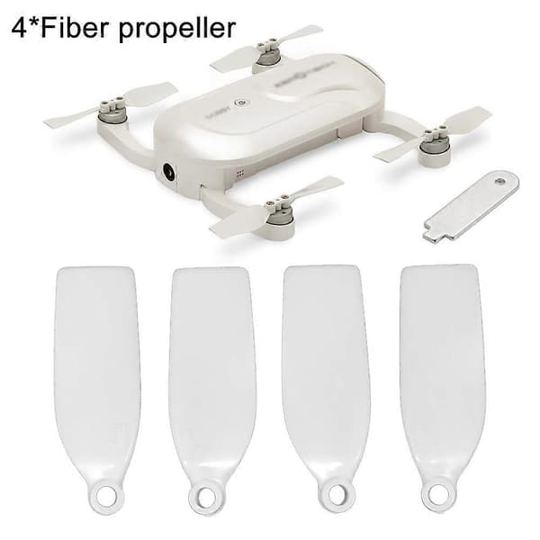 4 stk/sæt Hvid Letvægts Foldbar Propel til Zerotech Dobby Pocket Drone A