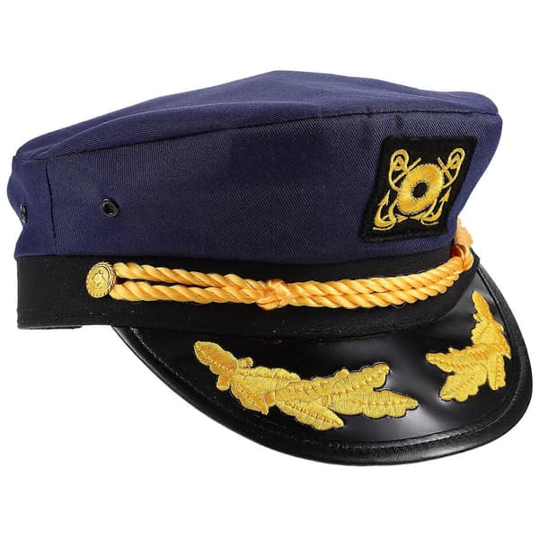 Hatt Halloween-dekorasjon for voksne i marineblå polyester 1-pakning A