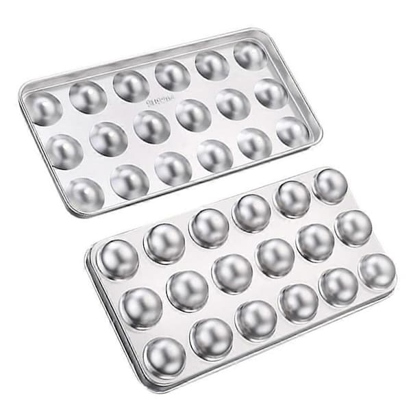 Allsidig festisform rund isbitbrett 2 stk DIY kuleformet ismaskin A