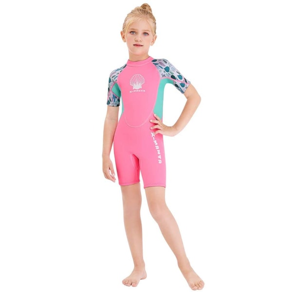 Wetsuit Kids Shorty Thermal Diving Badedrakt for Jenter Gutter Yout