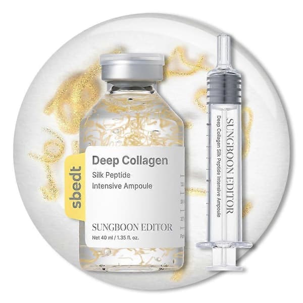 S Deep Colla/gen Silk Peptide Intensive Ampoule Anti-Aging Serum 40ml A