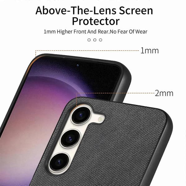 Twill stoff skinn bakdeksel til Samsung Galaxy A13 5G / A04s