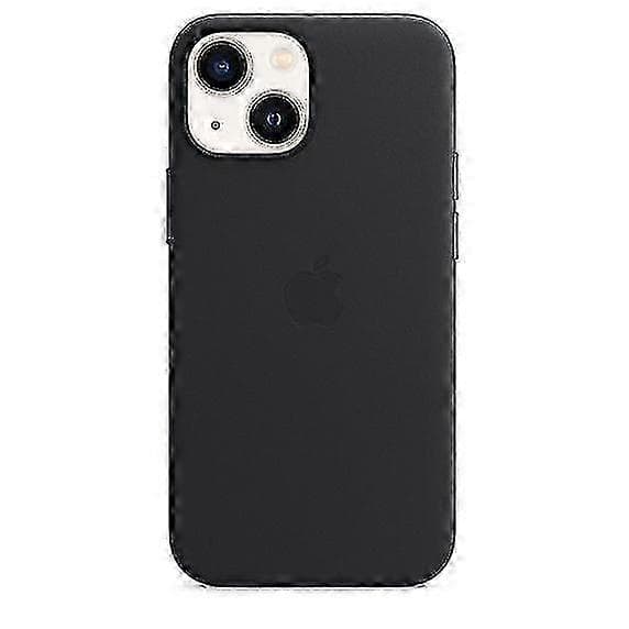 Iphone 13 Mini läderfodral med Magsafe-kompatibilitet och design_krpg (Midnattsvart)