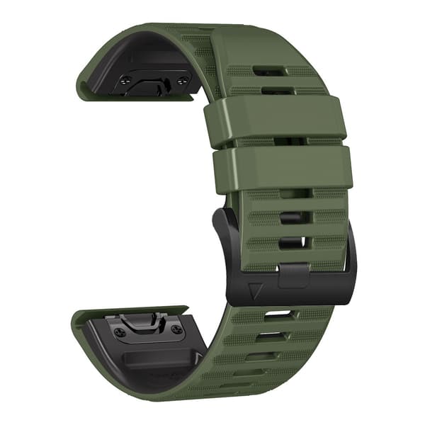 Armbånd til Garmin Fenix 6/Fenix 7 Instinct, 22mm Bred Silikon Estraz Rem Quick-Fit til Garmin