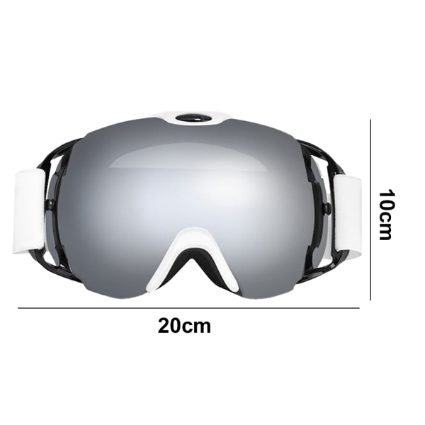 Cycling winter ski goggles, fashion spherical goggles, anti-fog