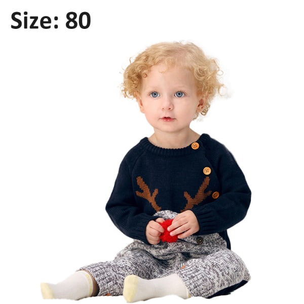 Baby Christmas Sweater Toddler Långärmade kläder,Childr