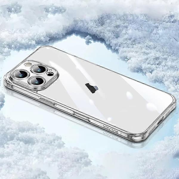 SULADA TPU Ram Härdat Glas Transparent Telefonfodral för iPhone 16 Pro