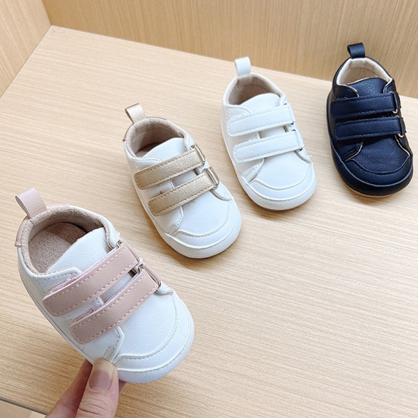 Baby Boys Girls Sneaker Slip On Anti Skid Newborn Candy Shoes for 0-18 Months