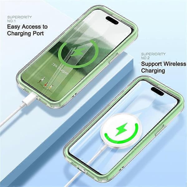 Kompatibel med iPhone 14 Pro Max Cover PC+TPU Fuld Krop Stødsikkert Gradient Fjer Telefoncover A