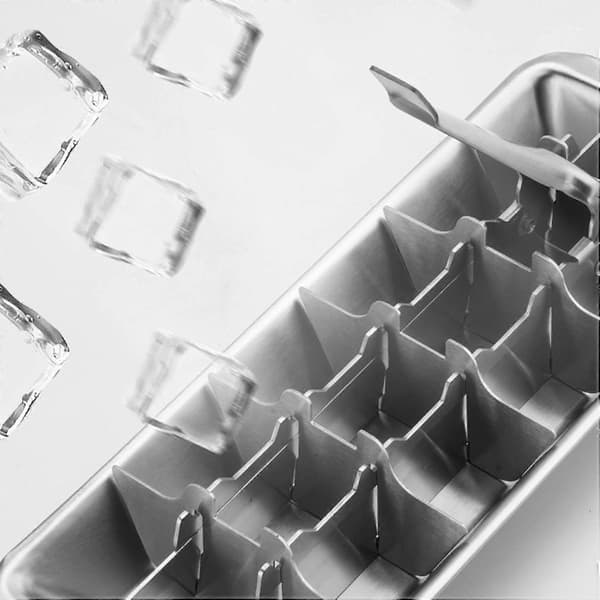 Isbitbrett i rustfritt stål med enkel utløsning, rask frysing, gjenbrukbart for cocktailer og drinker A