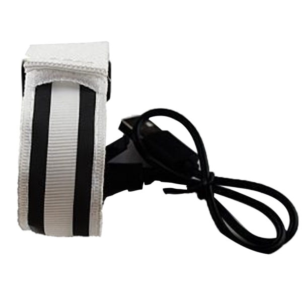 LED sportsarmbånd USB oppladbar opplyst armstropp