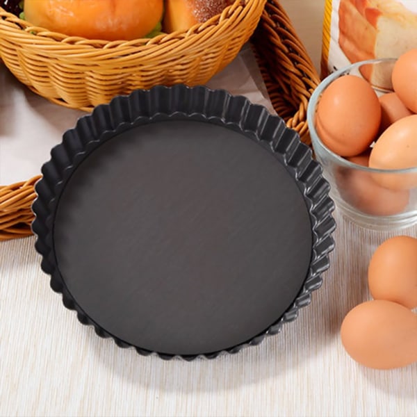 2 st 8,8 tum Non-Stick Löstagbar Botten Quiche Tart