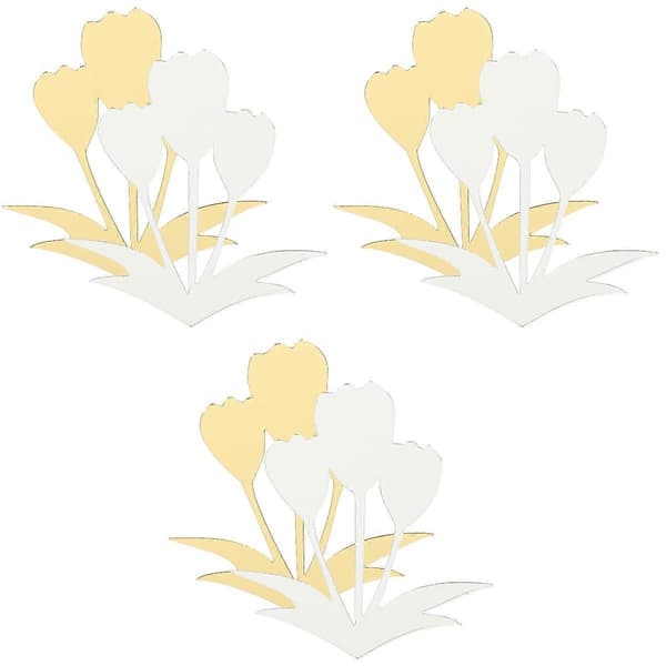 Tulpanblommor Väggdekaler för Rumsinredning Elegant Design 6-delars Set A