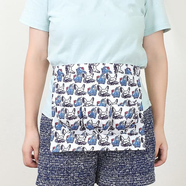 Ægopsamlingsforklæde med flere lommer, ægbrudsikkert forklæde til bondegård, nyt Style 1