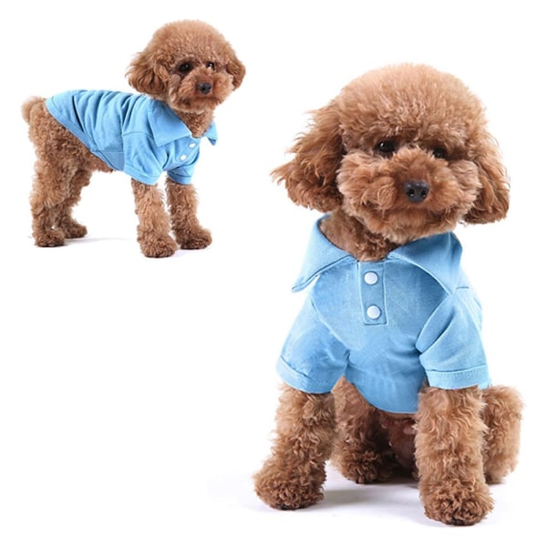 4PCS hundkläder Teddy Chihuahua polotröja Teddy Golden Retriever