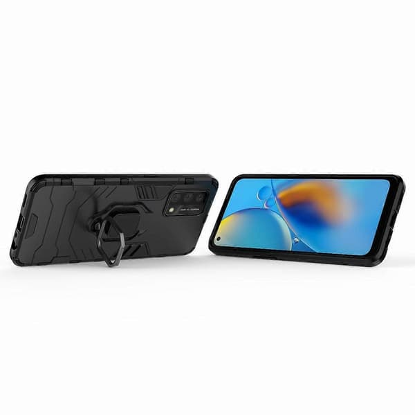 Stativdesign Cool Guard PC + TPU Hybrid Telefondeksel til Oppo A74 4G