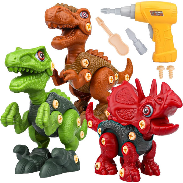 Legetøj til 4 5 6 7-årige drenge Take Apart Dinosaur Legetøj til børn