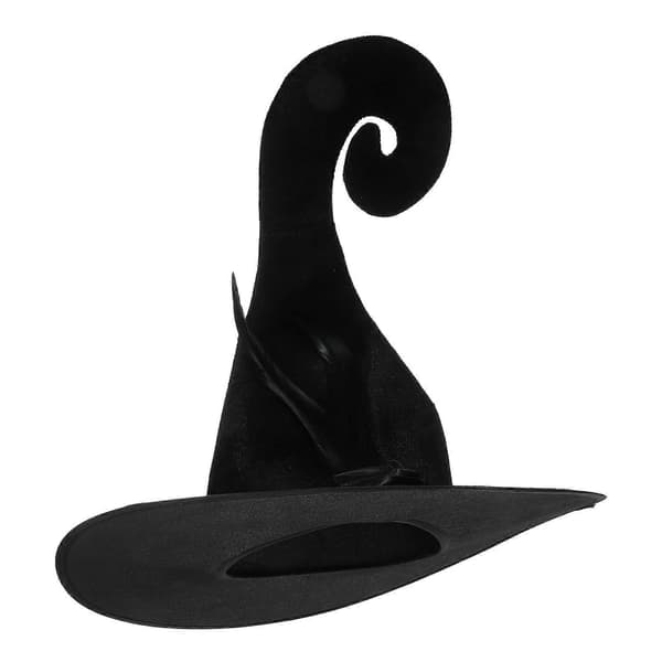 Häxhatt med Halloween-tema för dekoration, hållbar svart A