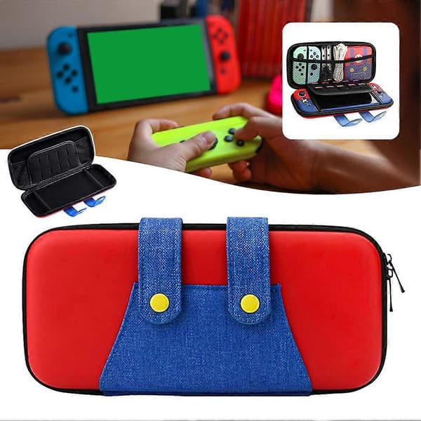 Bæreveske for NintendoSwitch 2 rektangulær glidelåsveske for menn og kvinner Style 1