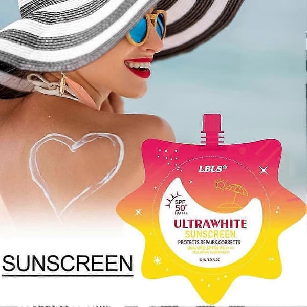 Høj SPF solcreme lotion til alle hudtyper 50ml QYSLV A