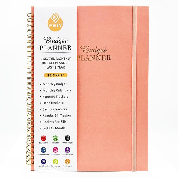 Månadsbudgetplanerare Böcker Kompakt Format Budgethanteringsböcker Perfekt Present till Familjenummer A