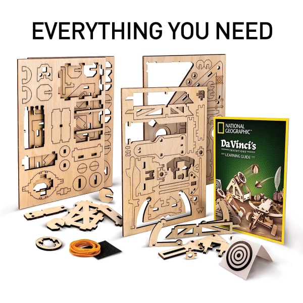 Construction Model Kit – Build 3 Wooden 3D Puzzle Models,