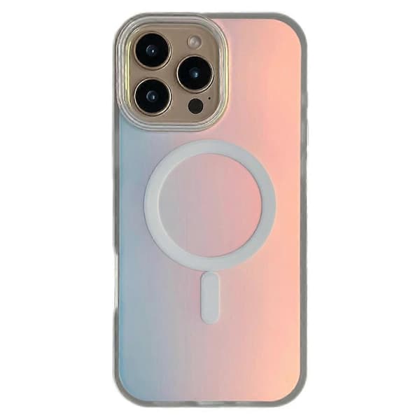 Til iPhone 16 Pro Max etui kompatibel med MagSafe Aurora Design TPU+PC telefoncover