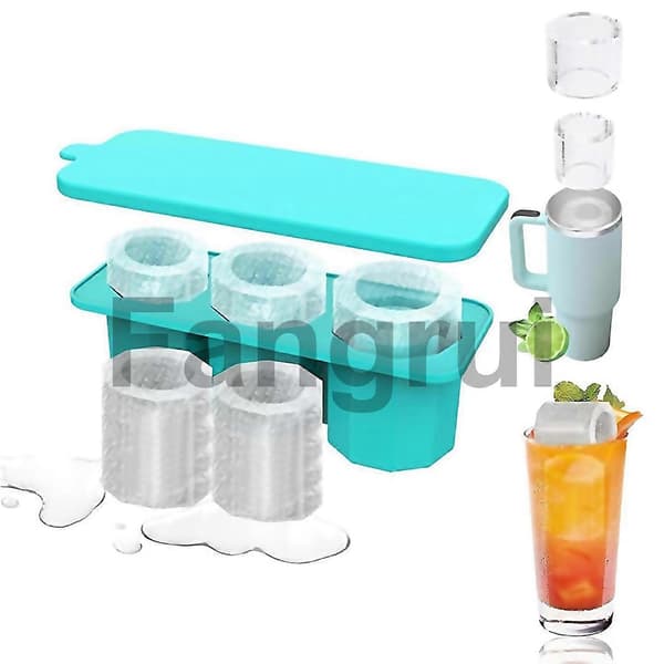 Til silikone isterningebakker til fryser 3 hule cylinderisforme A