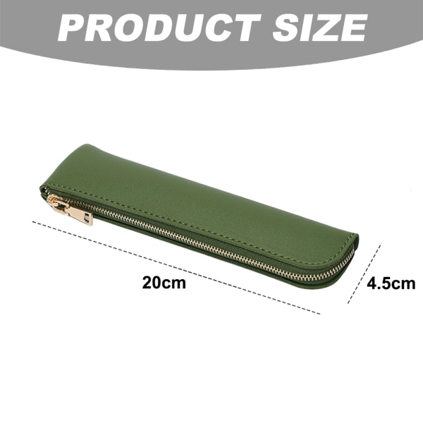 Pen Pocket Protector, PU Läder Pocket Pennhållare Organizer green