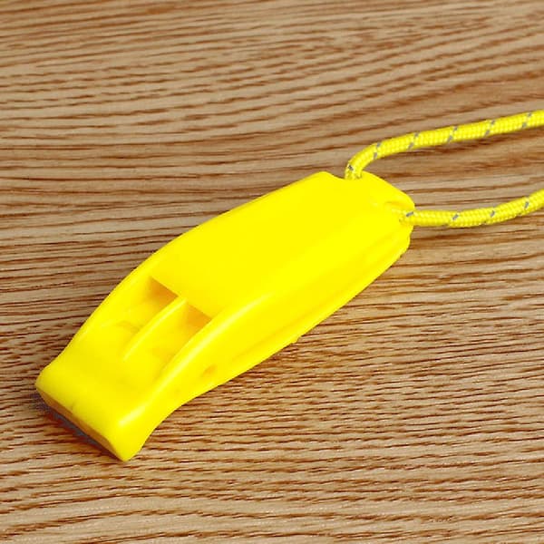 Nödplastvisslor med klämma Multifunktionell säkerhetssignal för vandring klättring A
