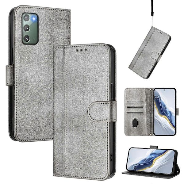 Linjeskarvspänne Retro Läderfodral för telefon (för Samsung Galaxy Note20)